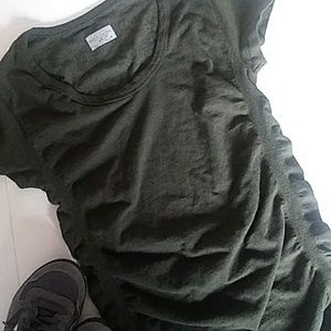 Althleta Breathe Ruched Workout Tee Top Shirt